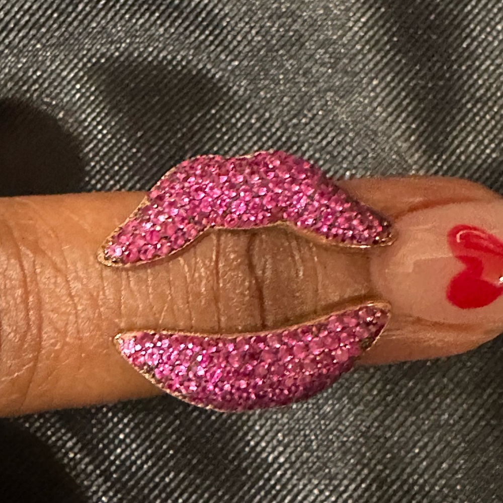 LATELITA KISS ME LIPS RING ROSEGOLD - Picture 11 of 15